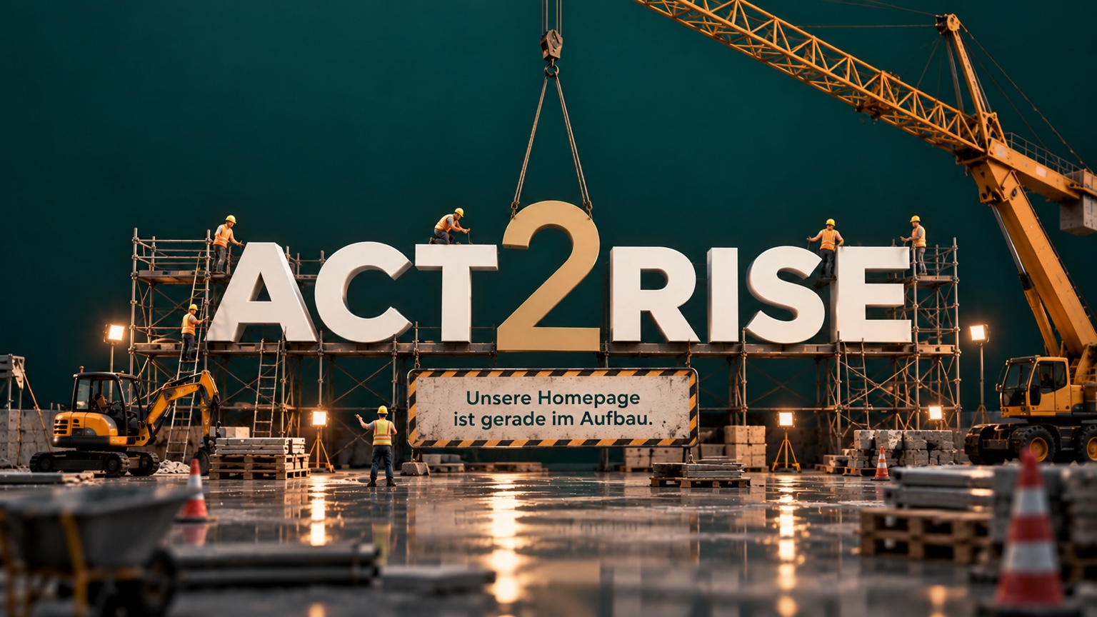 ACT2RISE – Unsere Homepage ist gerade im Aufbau.
